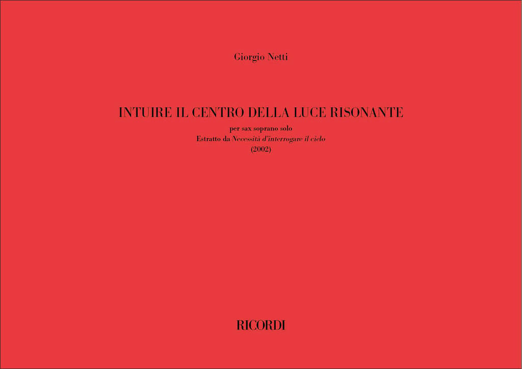 Intuire il centro della luce risonante